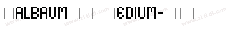 WalbaumEF Medium字体转换